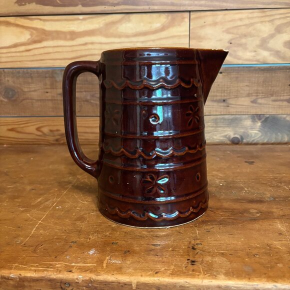 Marcrest Stoneware Pitcher - Picture 1 of 5